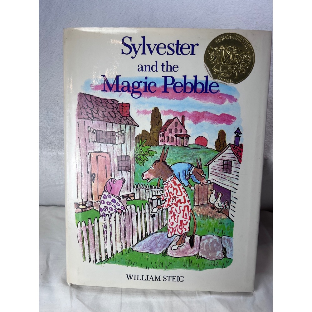 Sylvester and the Magic Pebble William Steig Caldecott Medal Hardcover‎ Book